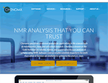 Tablet Screenshot of chenomx.com